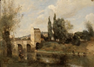 The Bridges of Mantes by Jean Baptiste Camille Corot